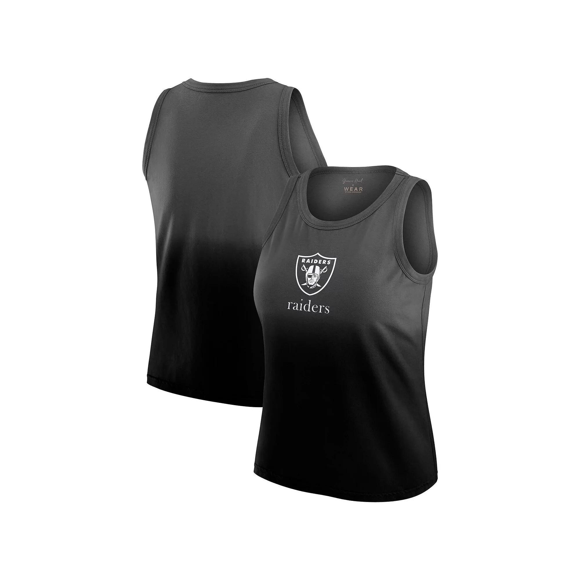 Women's WEAR by Erin Andrews x Gracie Hunt Purple Minnesota Vikings Ombre Tank Top, Size: XS Product Image