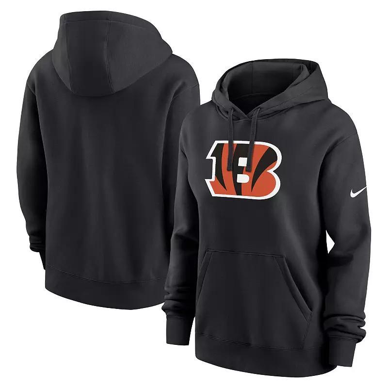 Women's Nike Black Cincinnati Bengals Club Fleece Pullover Hoodie, Size: 2XL Product Image