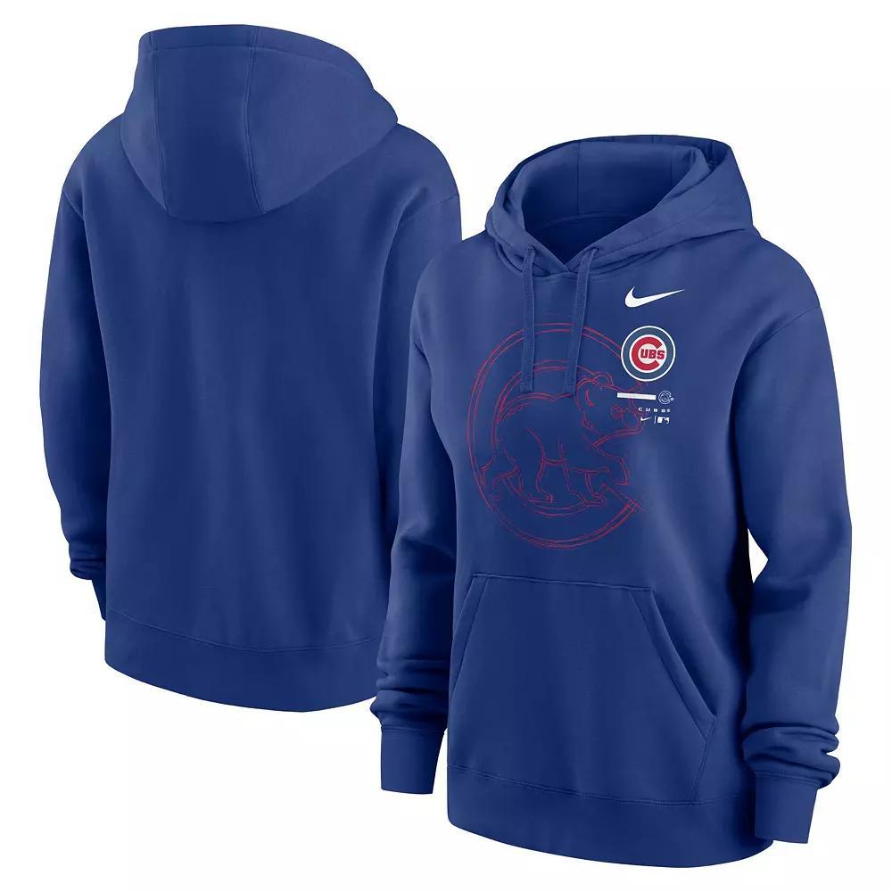 Women's Nike Royal Chicago Cubs Big Game Pullover Hoodie, Size: XS, Blue Product Image
