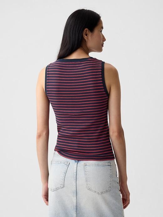 Linen-Blend Tank Top Product Image