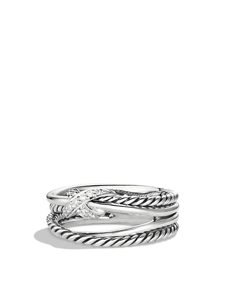 David Yurman X Collection Ring with Diamonds Product Image