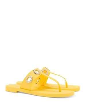 Larroude Womens Milan Grommet Thong Sandals Product Image