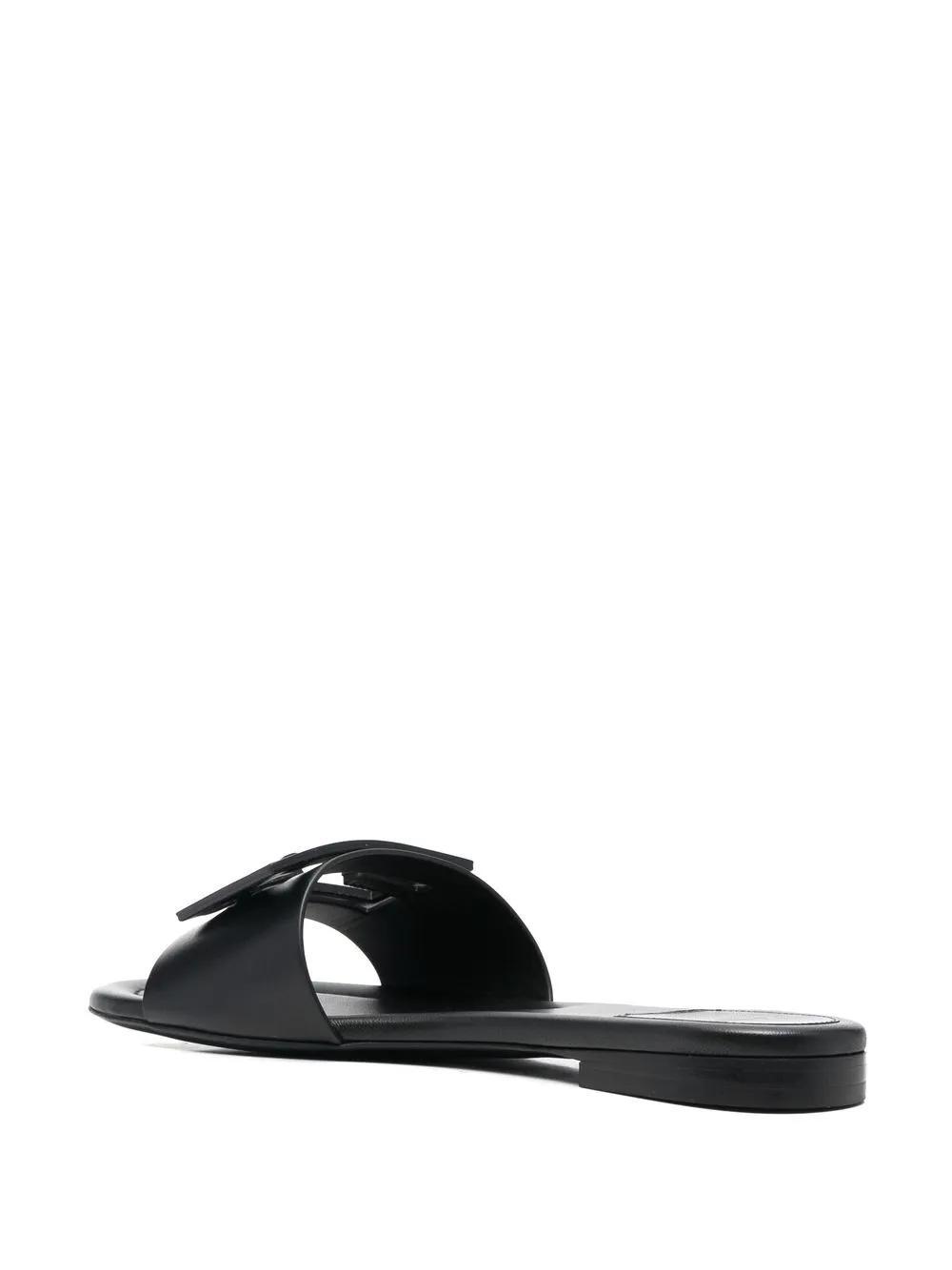 Baguette leather slides Product Image