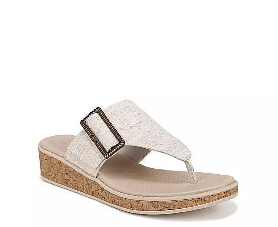 LifeStride Bay Women's Washable Thong Sandals, Size: 6.5, Black Product Image