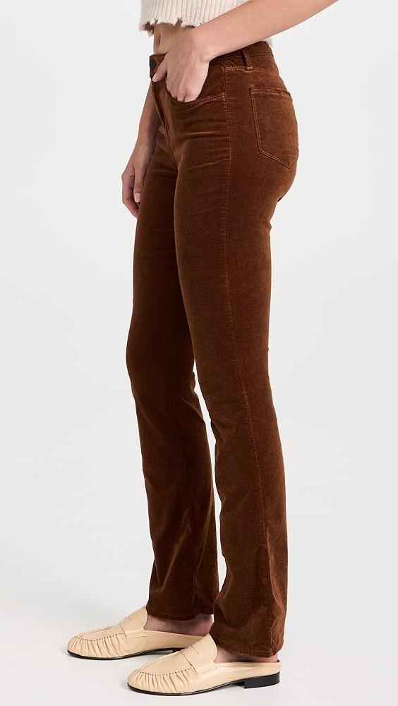 L'AGENCE Stevie Velvet Straight Jeans | Shopbop Product Image