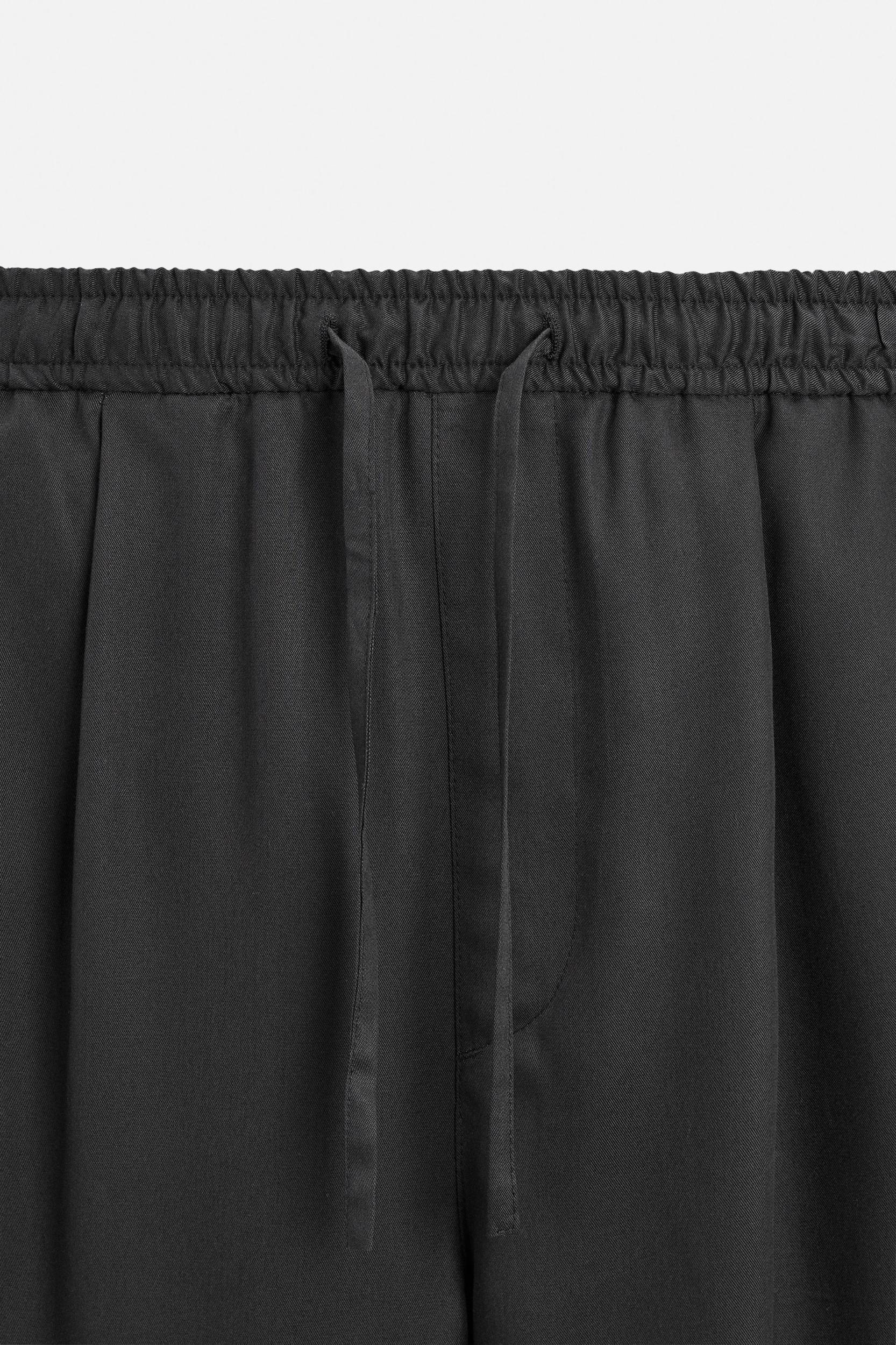 RELAXED LYOCELL PANTS Product Image