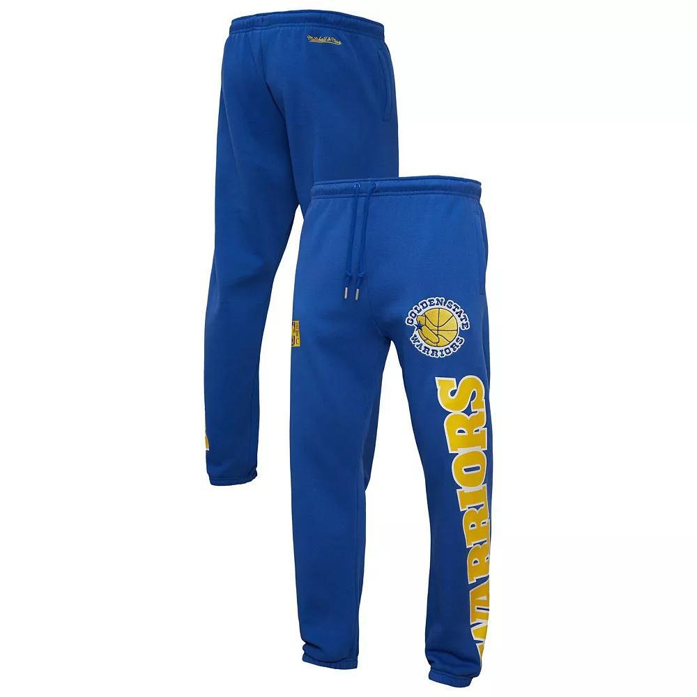 Men's Mitchell & Ness Royal Golden State Warriors Hardwood Classics Team Origins Pants, Size: 2XL, Blue Product Image