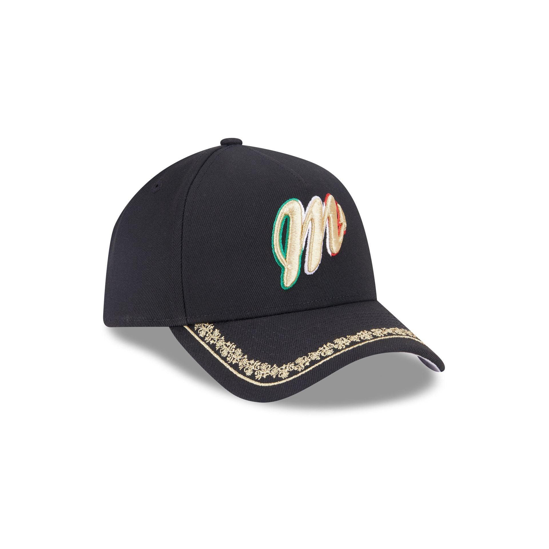 Diablos Rojos del México Ornate Visor 9FORTY A-Frame Snapback Hat Male Product Image