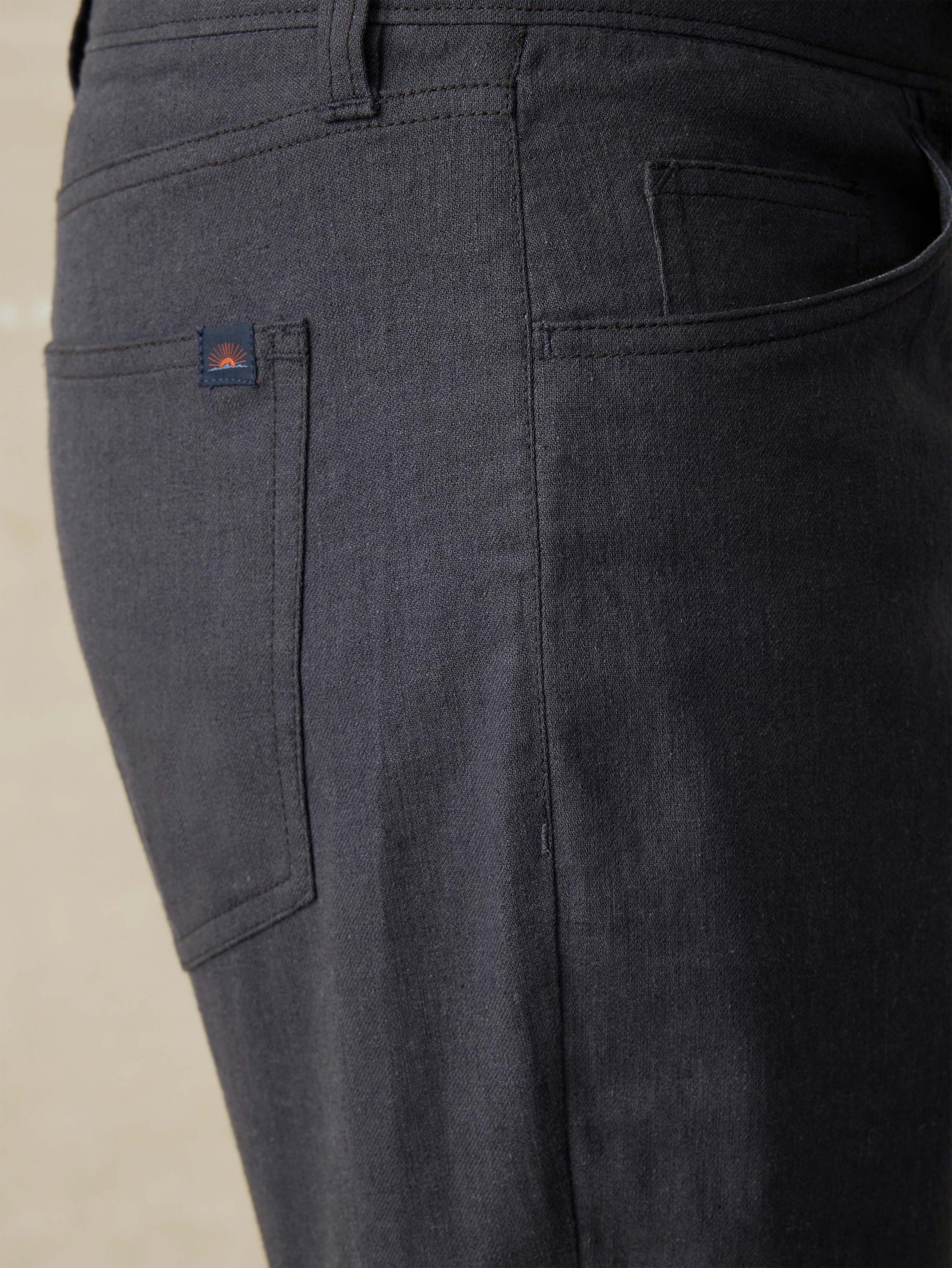 Movement™ Linen 5-Pocket Pant - Washed Black Product Image