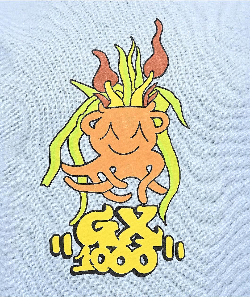 GX1000 Flower Pot Blue T-Shirt Product Image