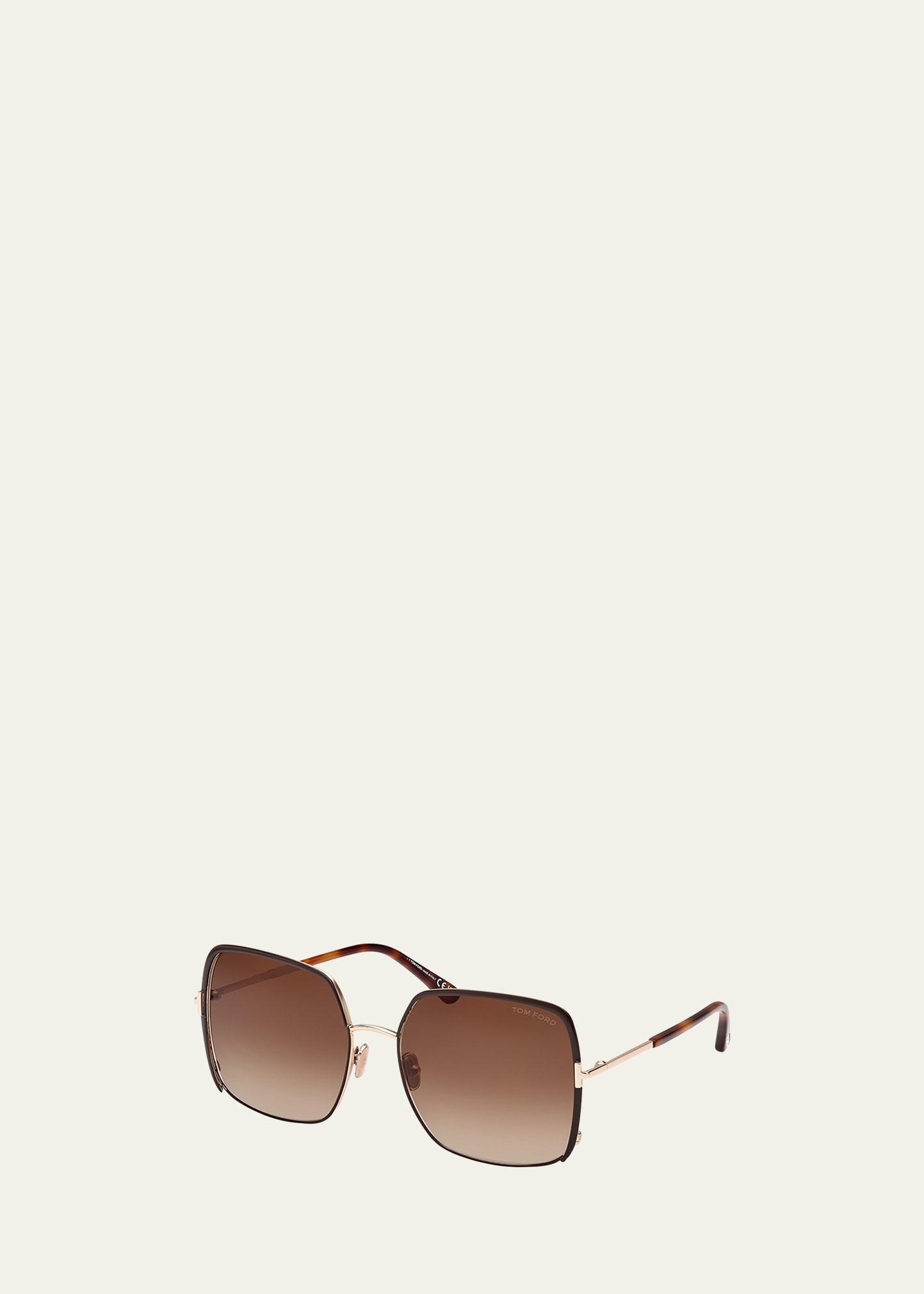 Tom Ford Raphaela Butterfly Sunglasses, 60mm Product Image