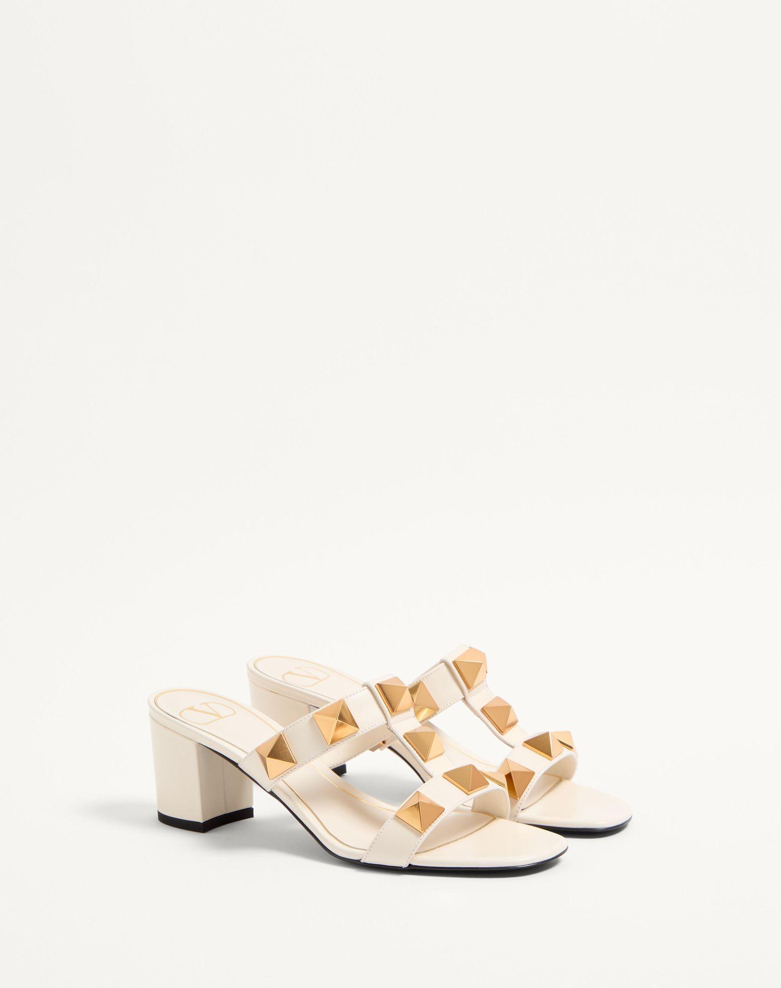 Roman Stud Calfskin Slide Sandal 60 Mm Product Image