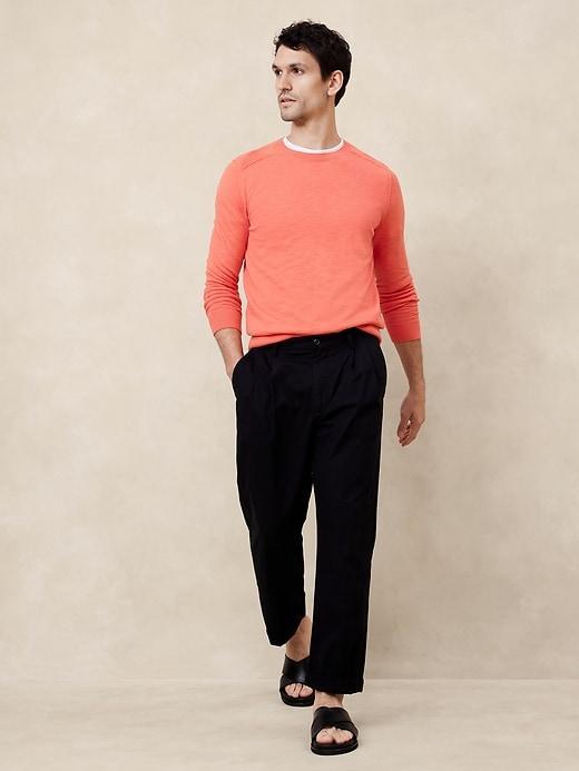 Cotton Slub Sweater Product Image