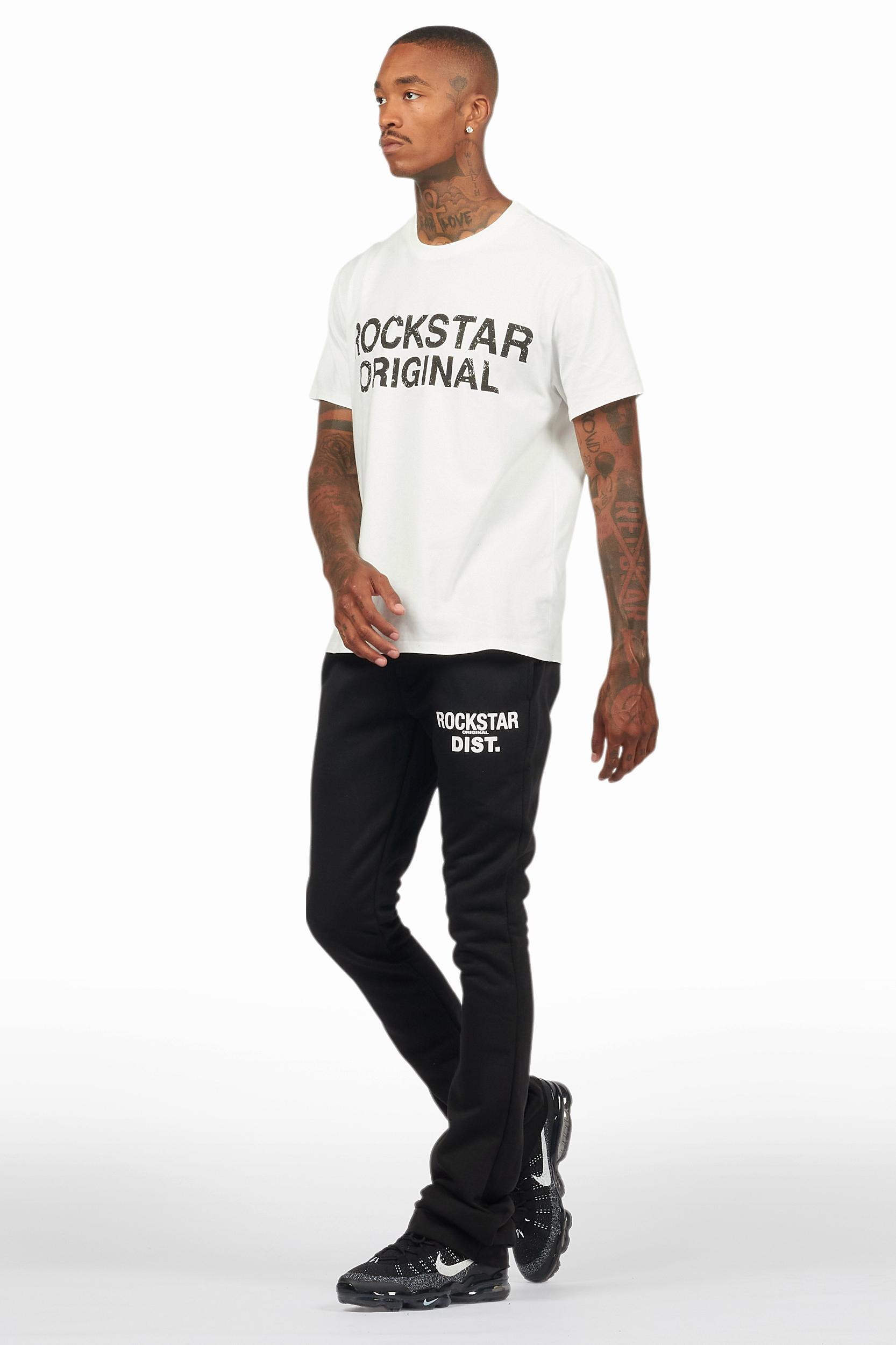 Alpine Black Stacked Flare Pant Male Product Image