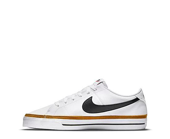Nike Court Legacy Men's Shoes, Size: 14, White Black Ochre Product Image