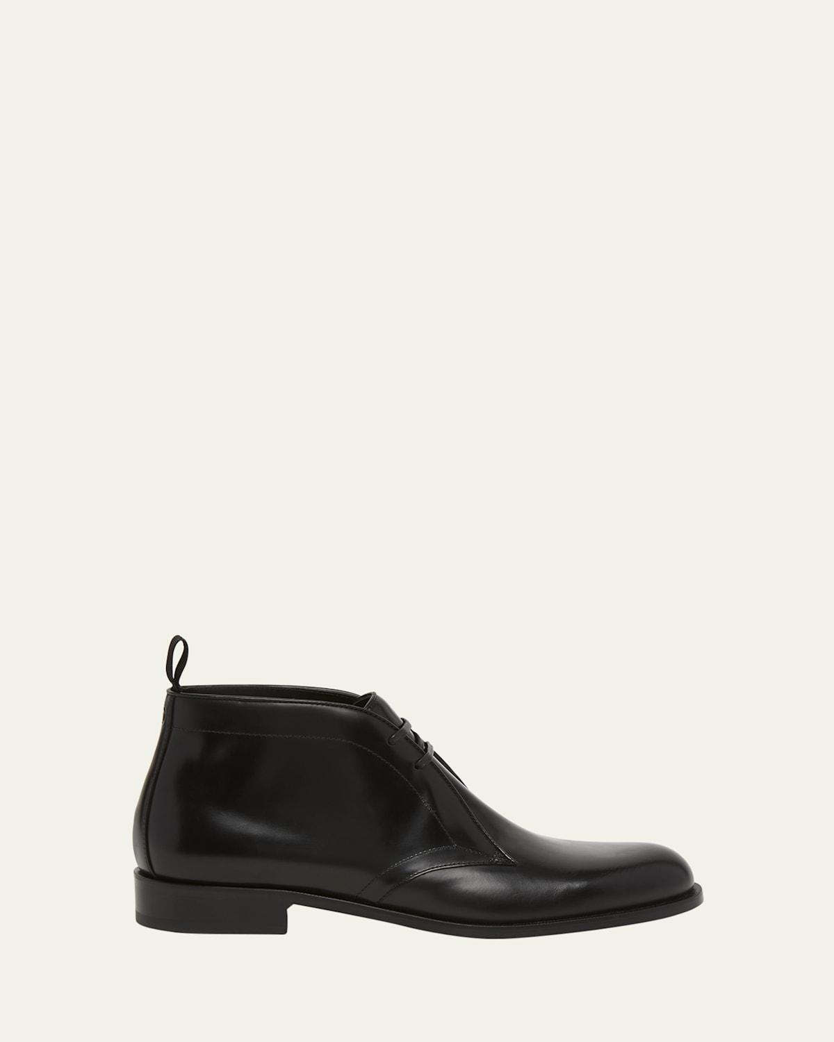 Mens Bull Leather Chukka Boots Product Image