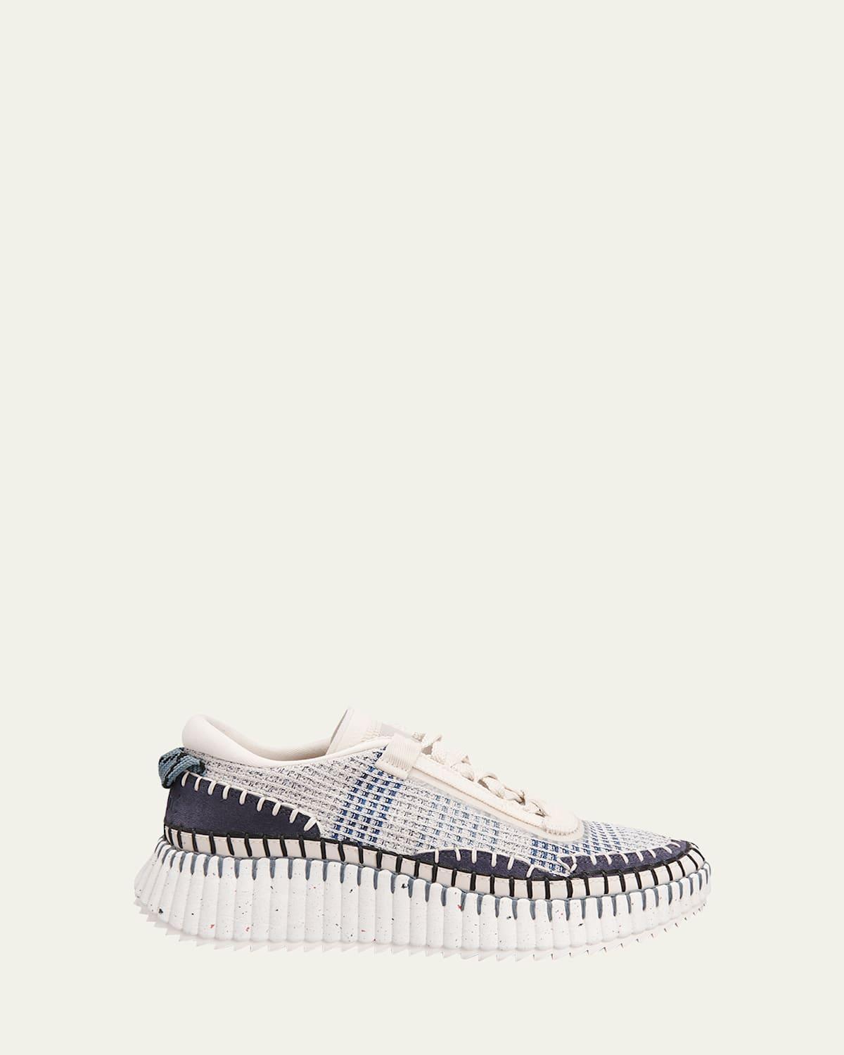 Womens Nama Mixed Media Platform Sneakers Product Image