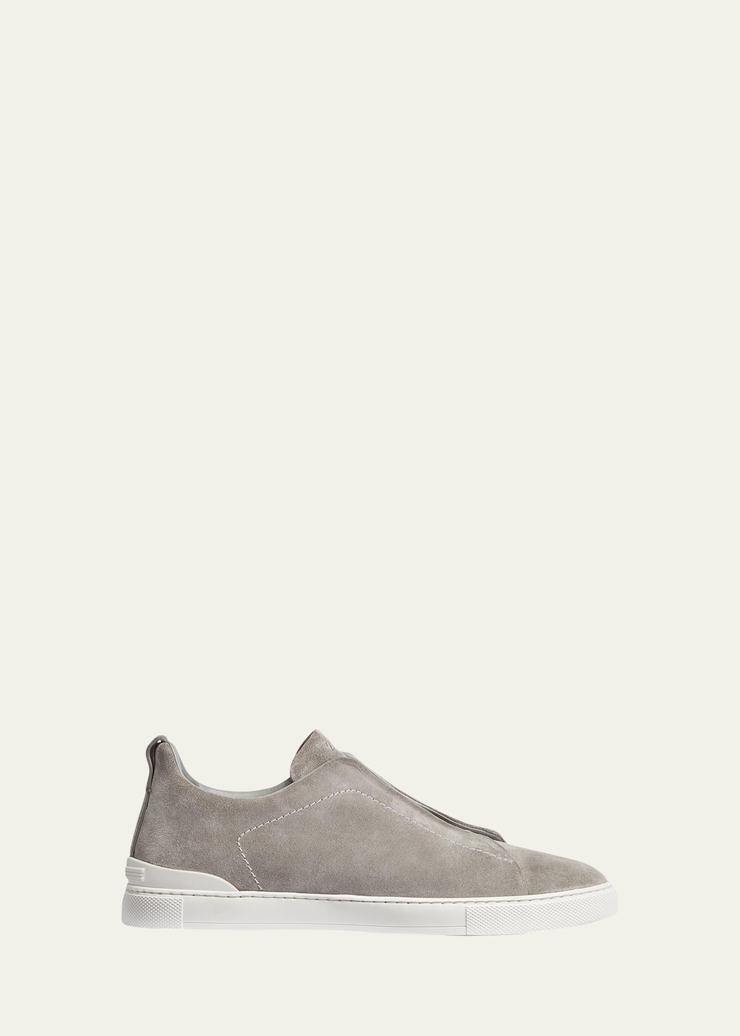 Men's Triple Stitch™ Slip-On Suede Low-Top Sneakers Product Image