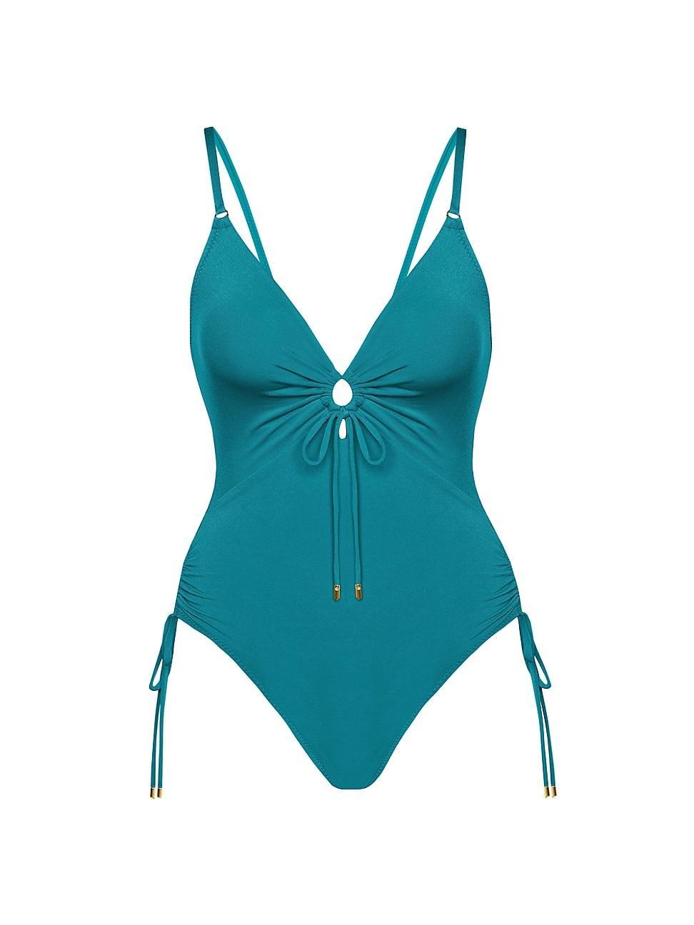 Womens Aubrey Keyhole One-Piece Swimsuit Product Image