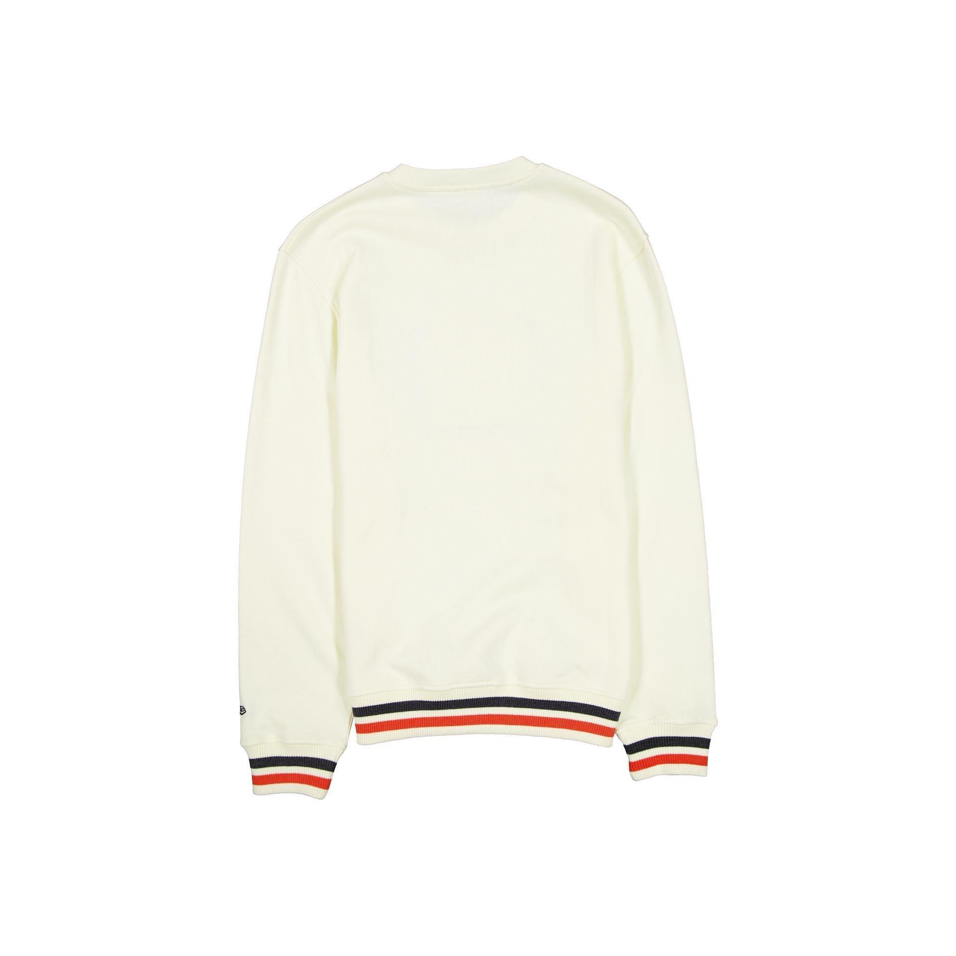 Houston Astros Throwback Chrome White Crewneck Male Product Image