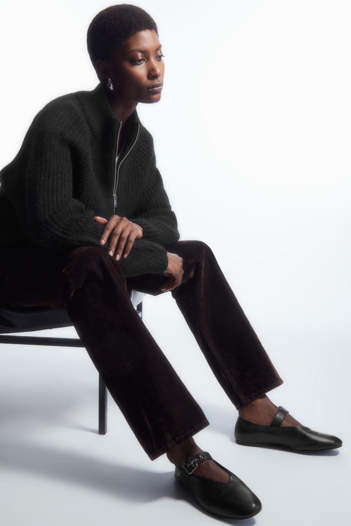 BUCKLED BALLET FLATS Product Image