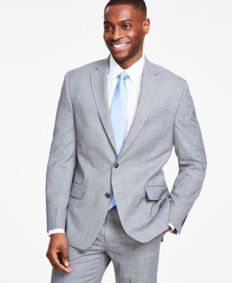 Michael Kors Mens Classic-Fit Stretch Wool-Blend Suit Jacket Product Image