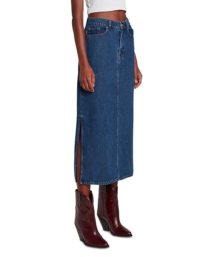 Maxi Denim Skirt 7 For All Mankind Product Image