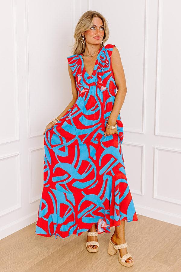 Lively Laughs Maxi Dress Product Image