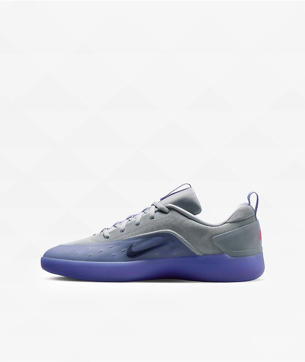 Nike SB Zoom Nyjah 4 Thistle, Black & Grey Skate Shoes Product Image