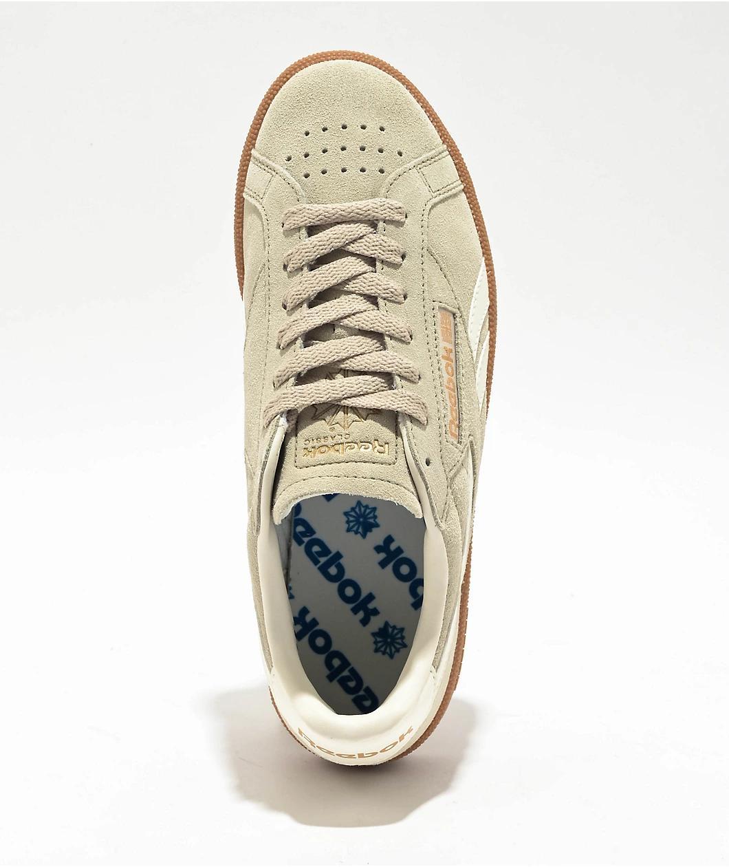 Reebok Club C Grounds UK Classic Beige & Gum Shoes Product Image