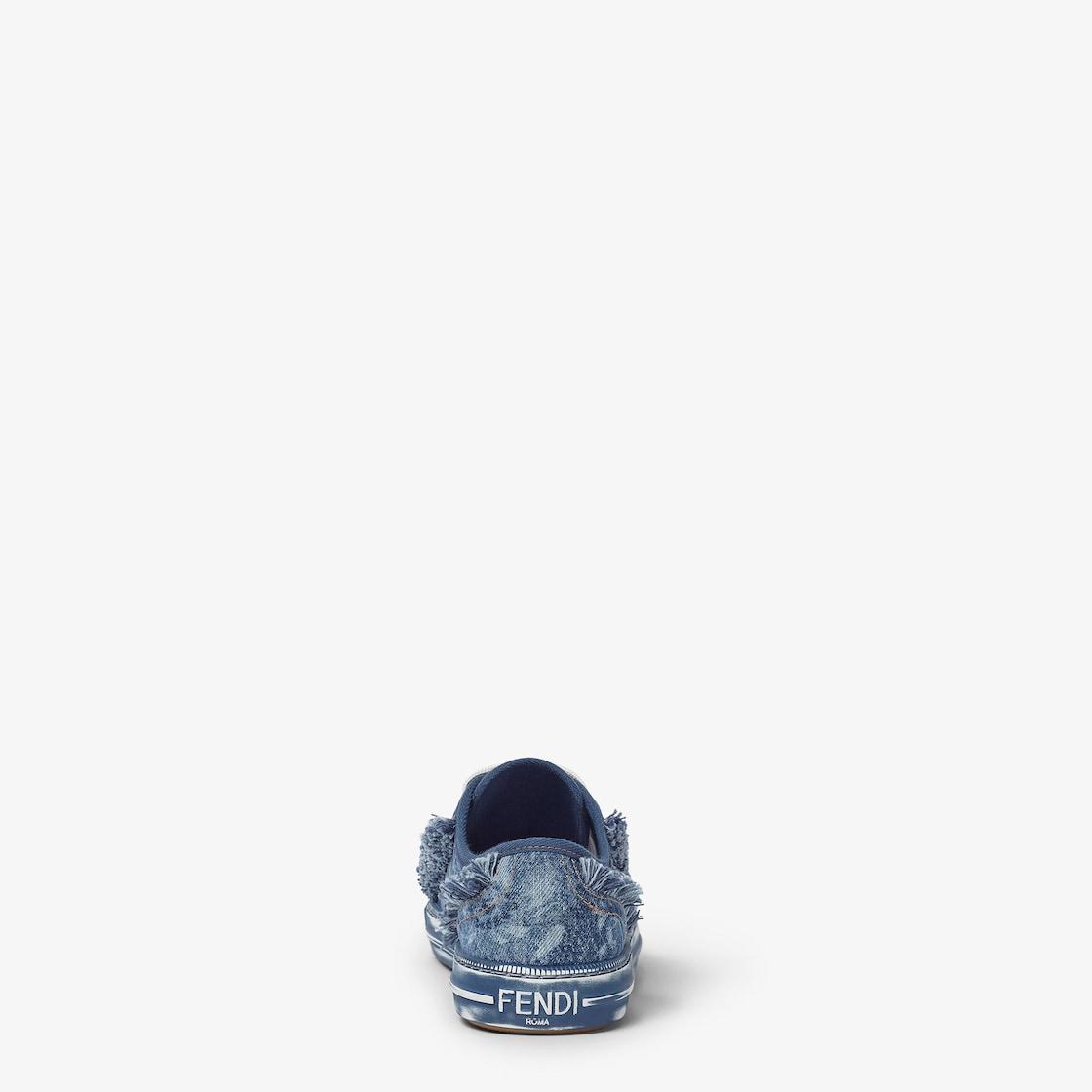 DominoBlue denim low-tops Product Image