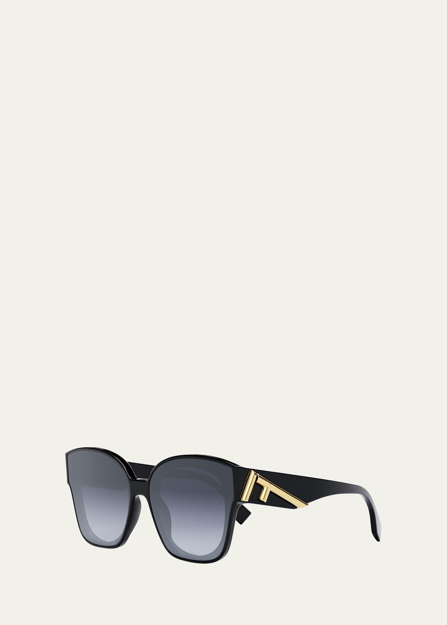 Oversized F Logo Acetate Cat-Eye Sunglasses Product Image