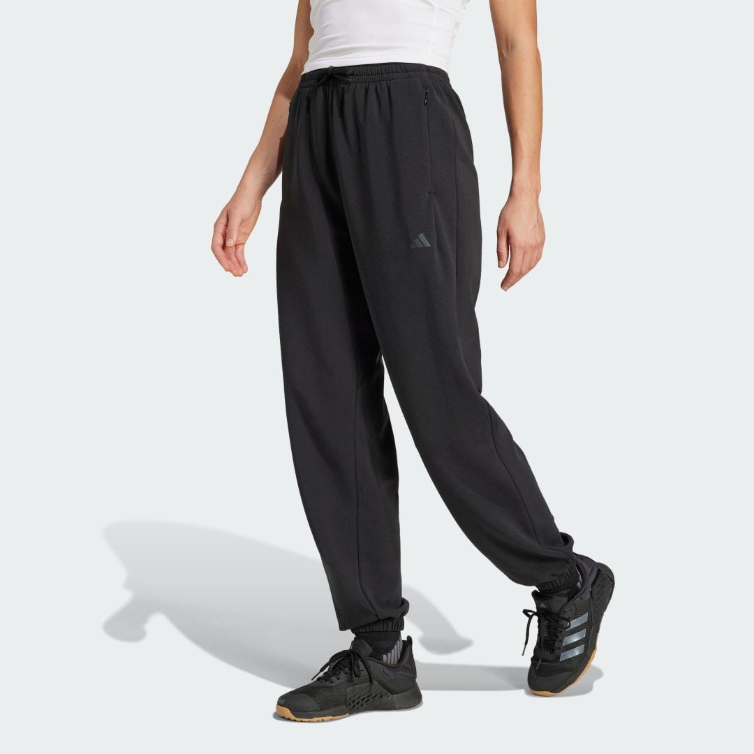 adidas Designed For Training Warm-Up Pants Black XL Womens Product Image