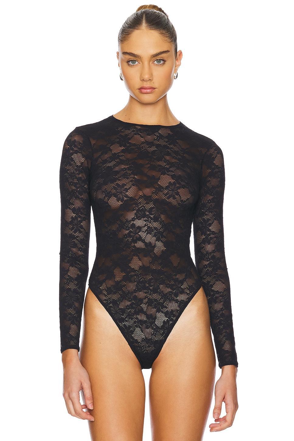 Le Stretch Long Sleeve Bodysuit fleur du mal Product Image