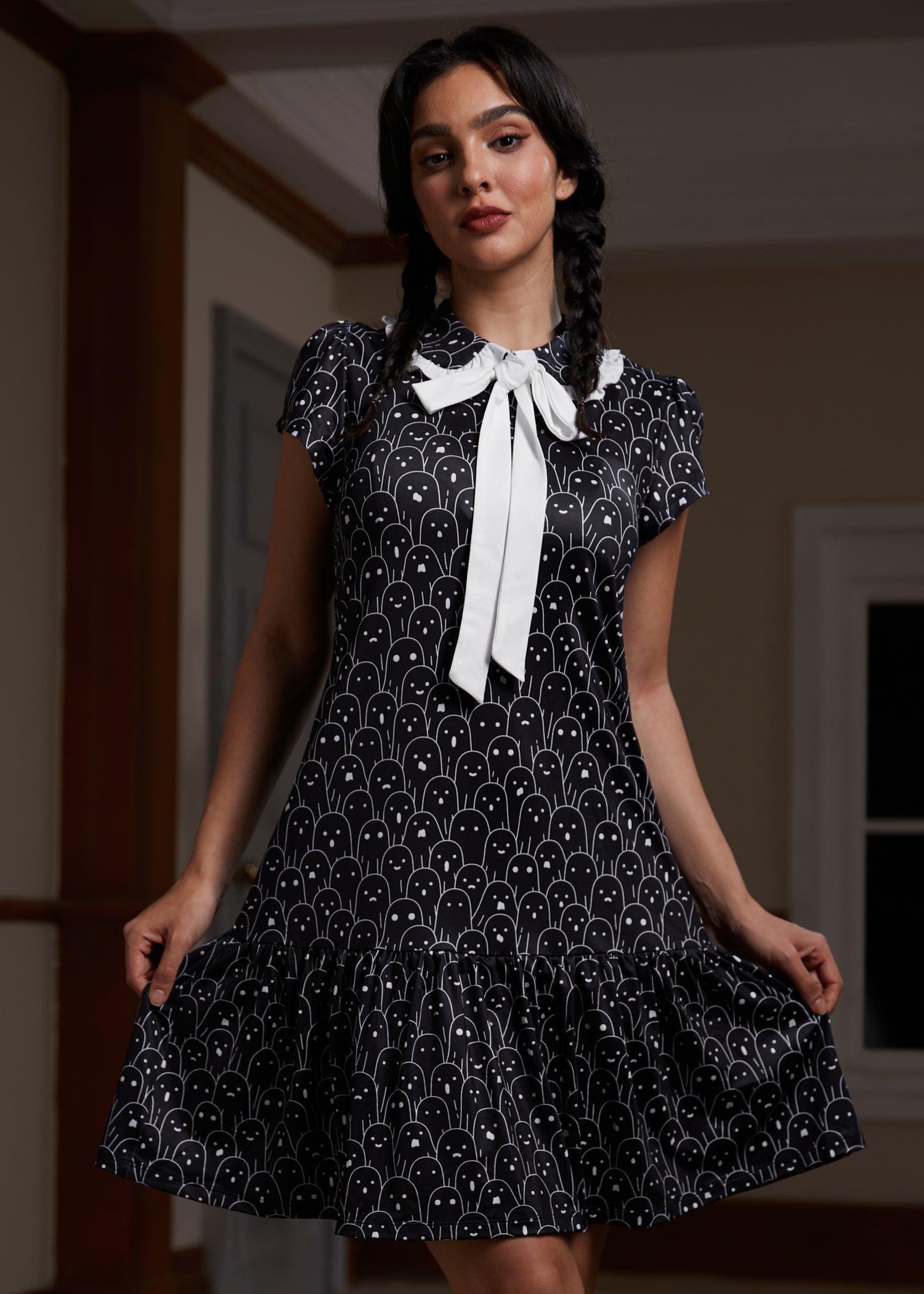 Mornings in the Mist Ruffle Dress Product Image