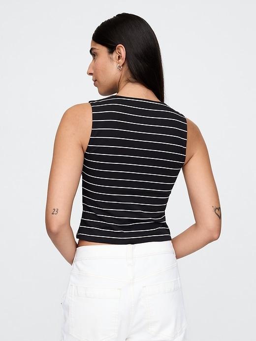 CloseKnit Jersey Cropped Shell Tank Top Product Image