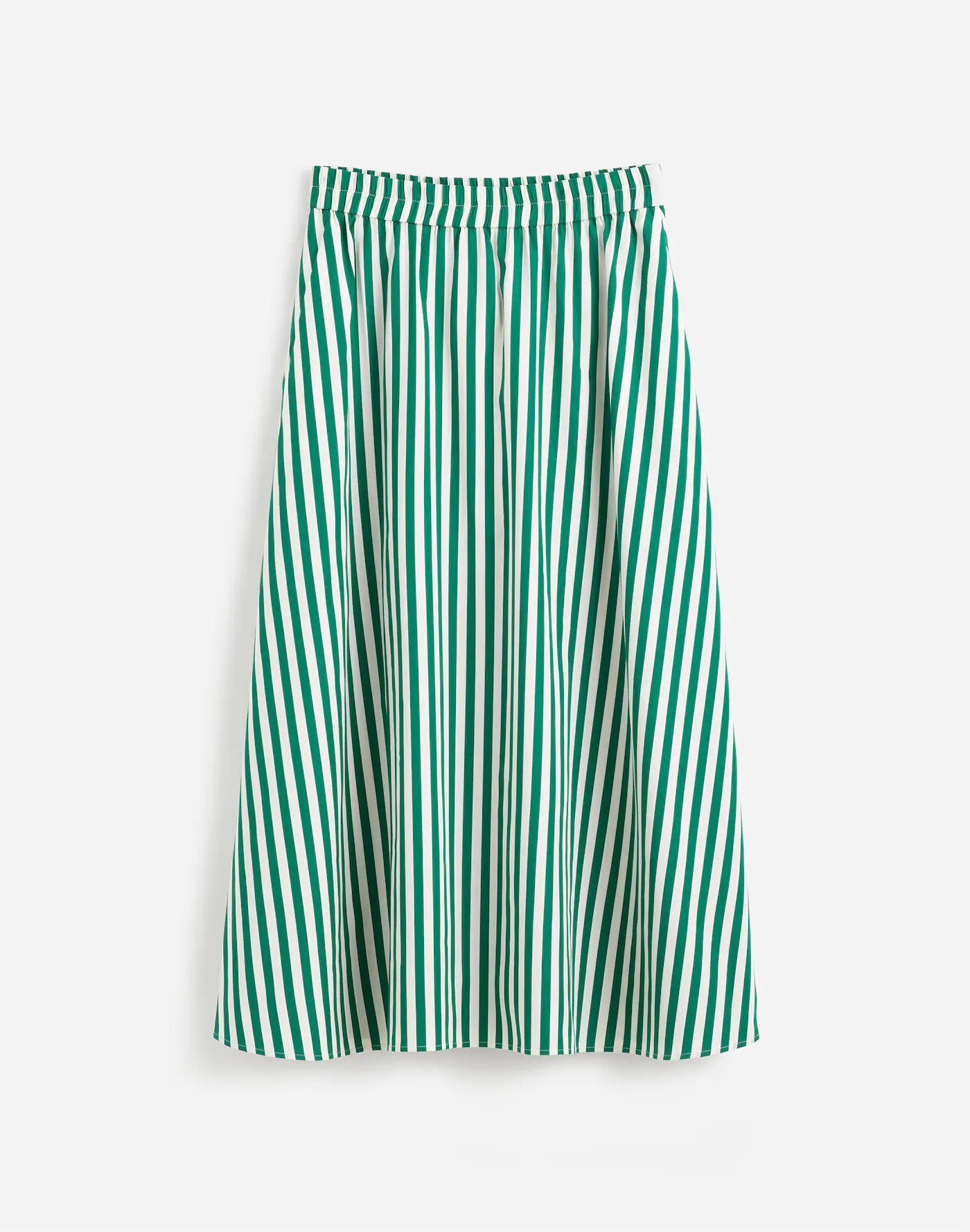 Poplin Midi Skirt Product Image