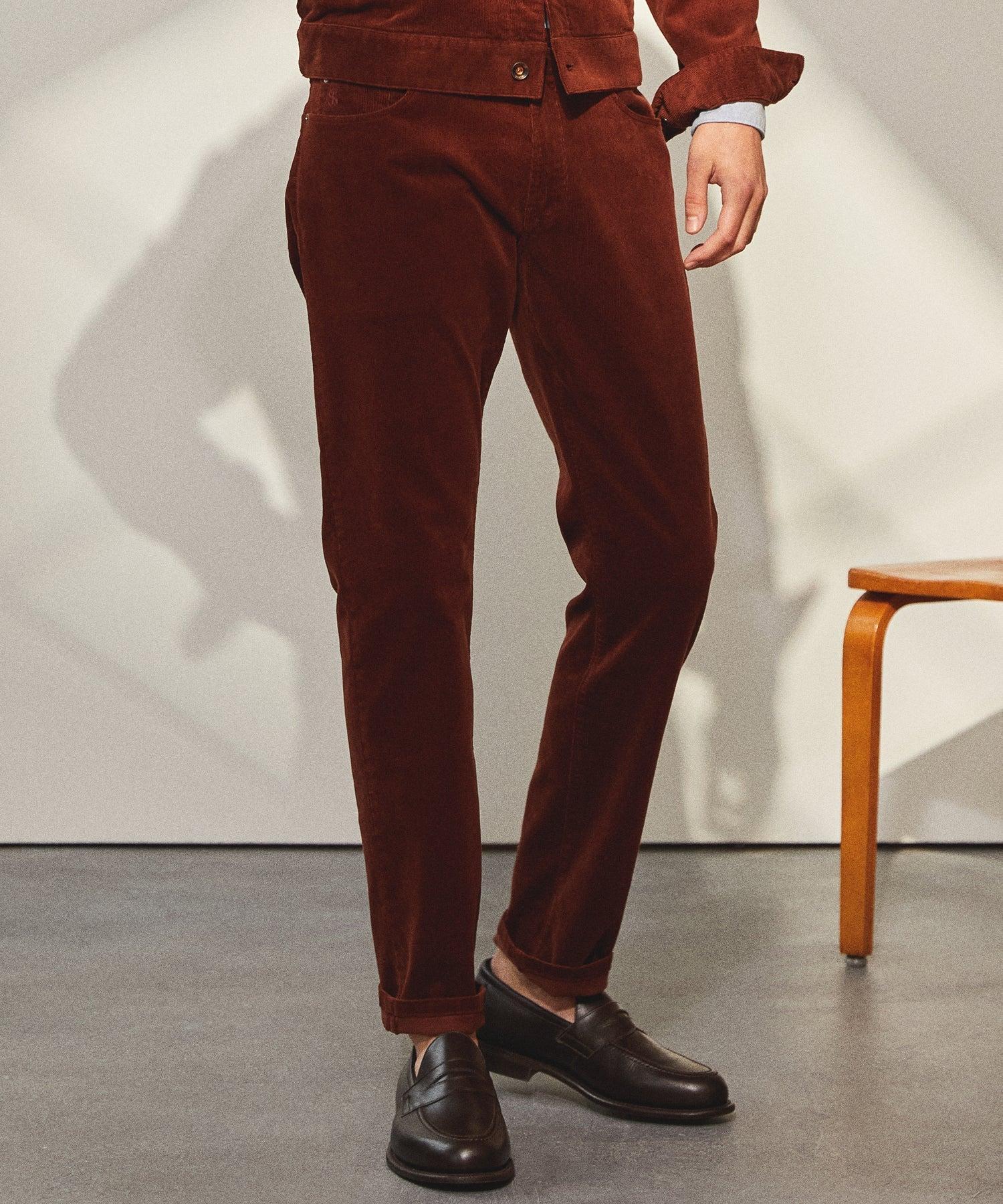 Slim Fit 5-Pocket Corduroy Pant Product Image