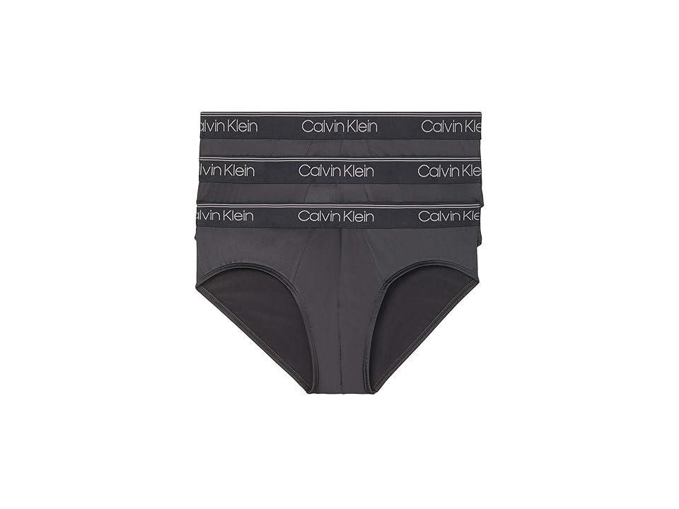 Mens Calvin Klein 3-Pack Microfiber Stretch Low-Rise Briefs Product Image