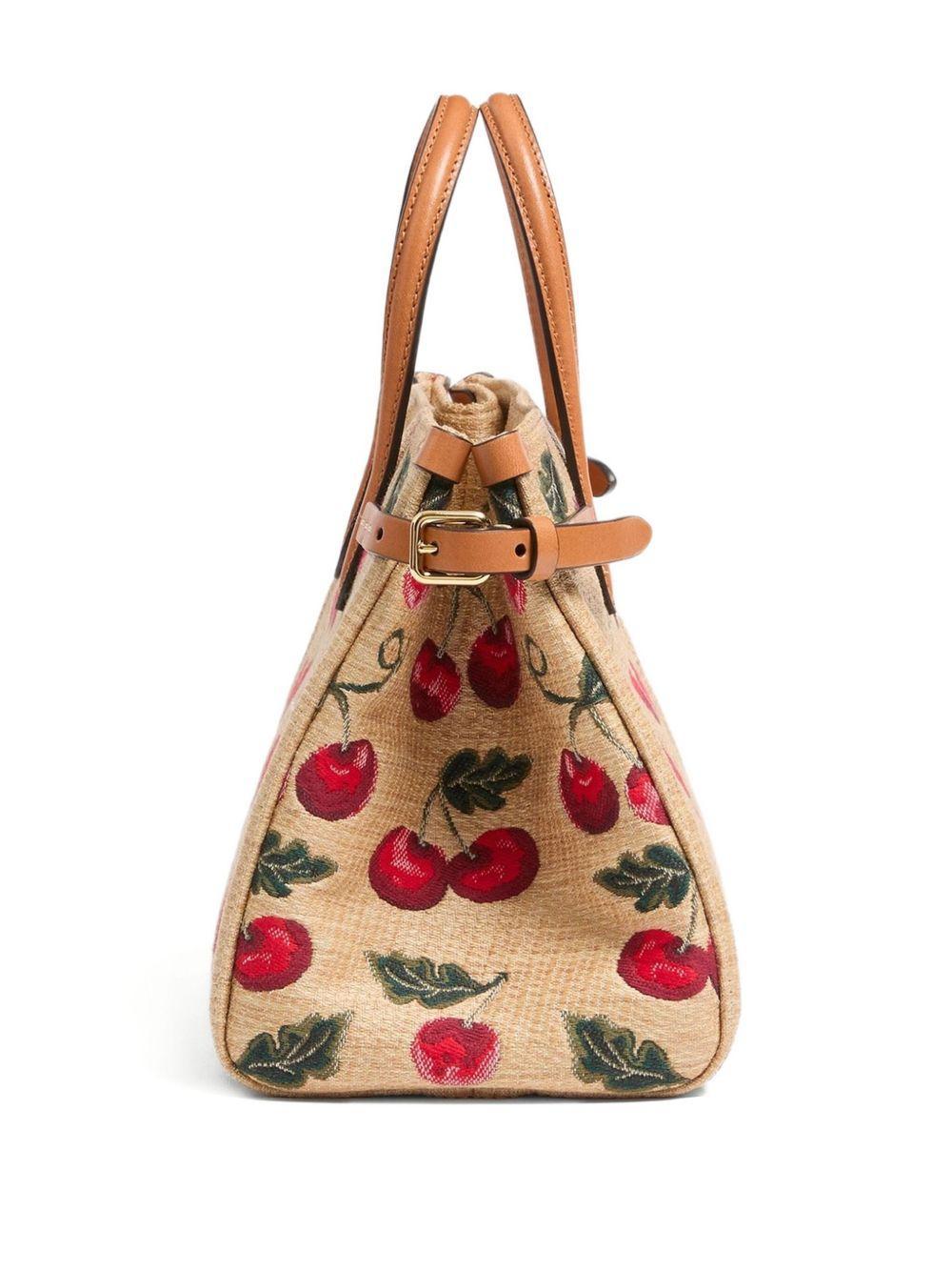 small Antibes Cherry-motif tote bag Product Image