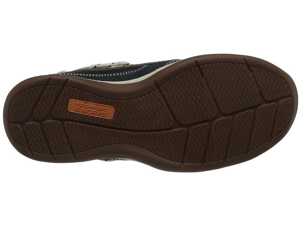 Rockport Works Sailing Club (Navy /Tan) Women's Work Boots Product Image