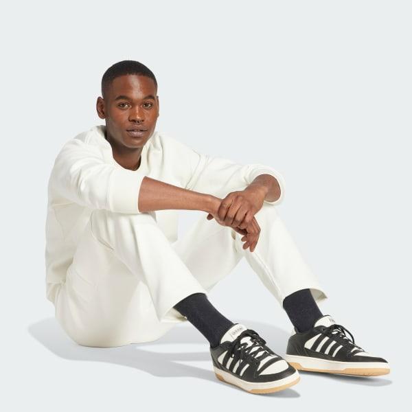 adidas ALL SZN Fleece Graphic Loose Cargo Pants Off White 2XL Mens Product Image