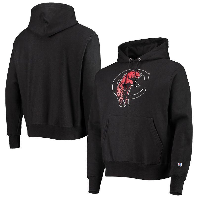 Men's Champion Black Cincinnati Bearcats Vault Logo Reverse Weave Pullover Hoodie, Size: Small Product Image