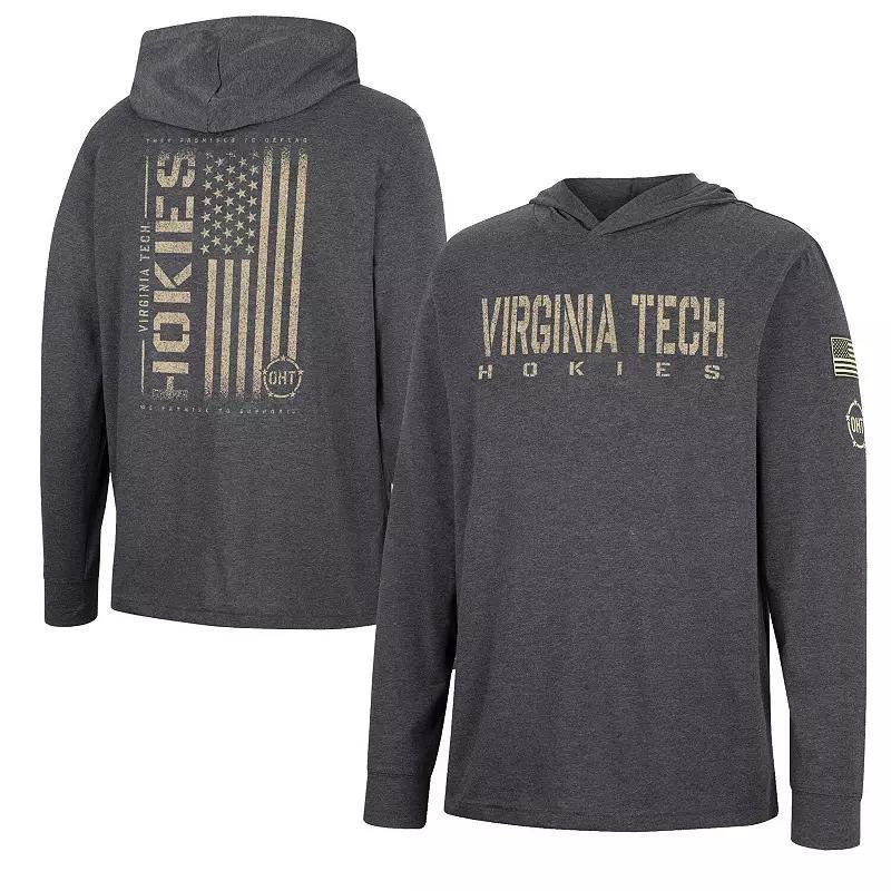 Men's Colosseum Charcoal Kentucky Wildcats Team OHT Military Appreciation Hoodie Long Sleeve T-Shirt, Size: Small, Black Product Image