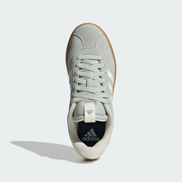 adidas VL Court 3.0 Women's Shoes, Size: 5.5, Gray Off White Gum Product Image