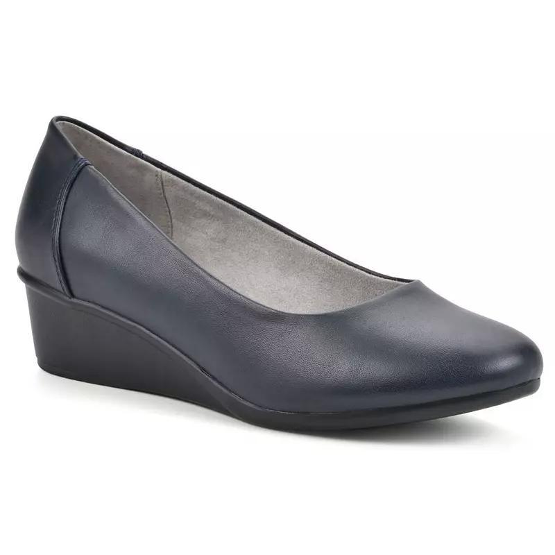 Cliffs by White Mountain Boldness Women's Wedge Heels, Size: 10, Black Nylon Product Image