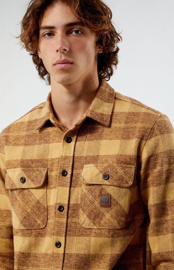Brixton Mens Bowery Heavyweight Flannel Shirt Product Image