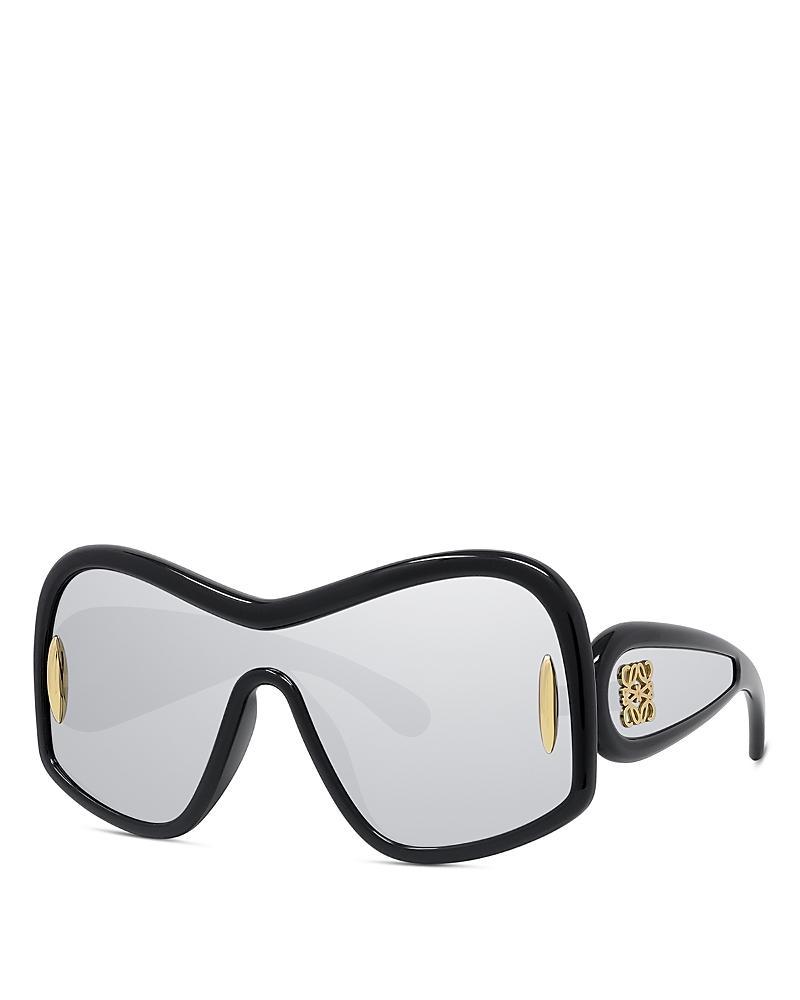 Loewe Anagram Fashion Mirrored Mask Sunglasses Product Image