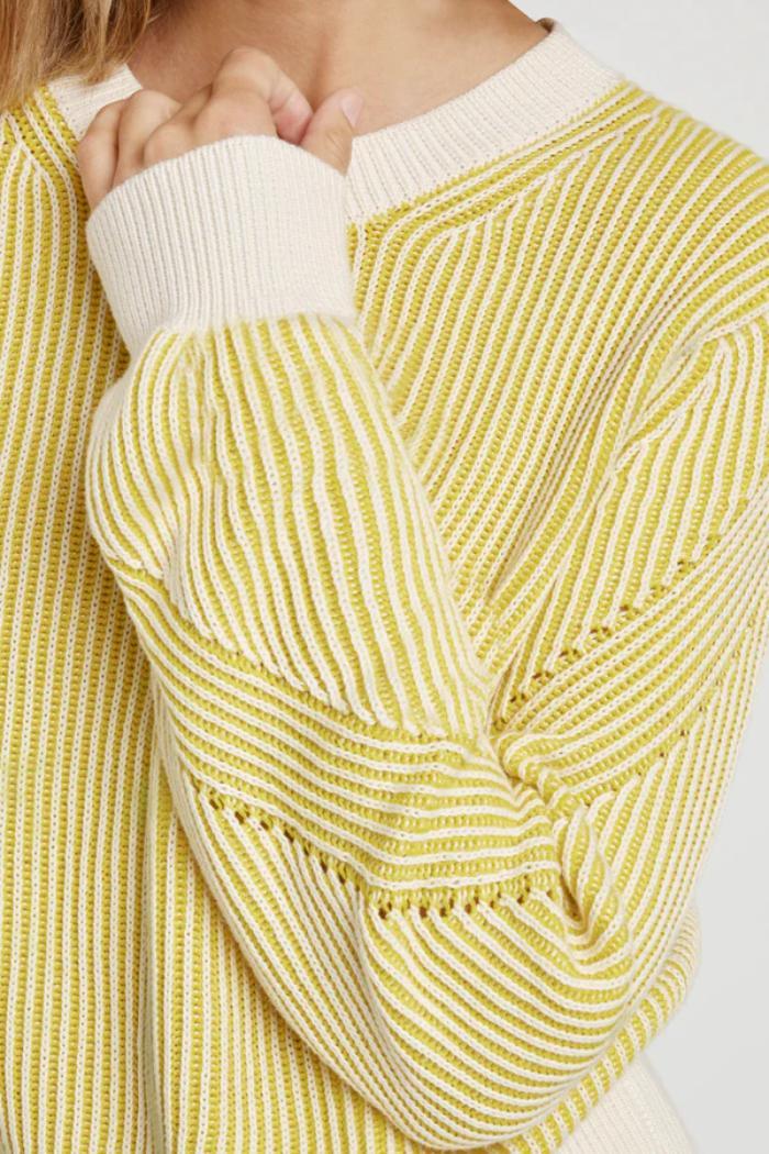 Ashlyn Sweater - Moonstone/Chartreuse Product Image