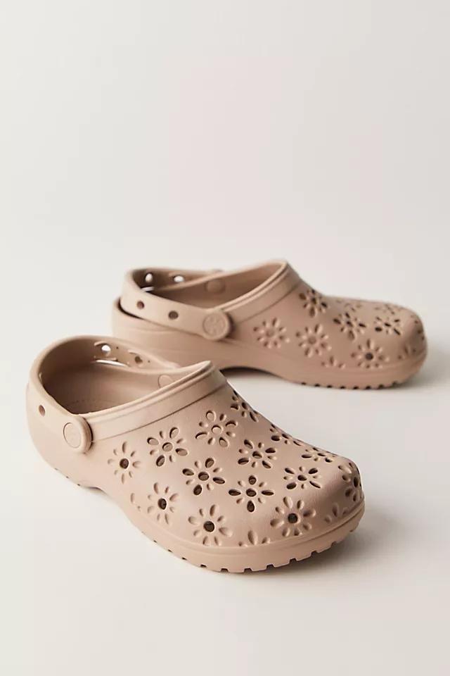 Crocs Classic Floral Cut Clogs Product Image
